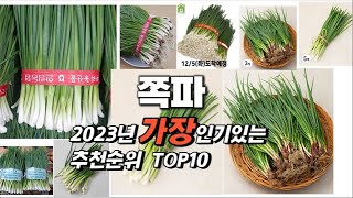 2023년 인기상품 쪽파 판매순위 TOP10