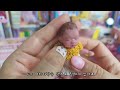 real baby 진짜아기 미니어처 실리콘 아기 인형 개봉 리뷰 리본 베이비돌👶 unboxing review miniature silicone reborn baby doll