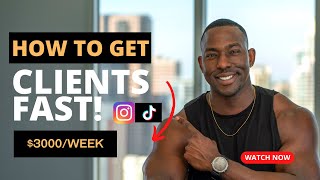 How to get clients as an online fitness coach using Instagram and Tiktok
