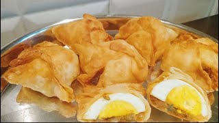 ಓವನ್ ಇಲ್ಲದೆ ಮನೆಯಲ್ಲಿ  ಎಗ್ ಪಪ್ಸ್ ಮಾಡುವ ವಿಧಾನ || Egg Puffs recipe || Bakery Style Homemade Egg Puffs