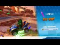 crash team racing nitro fueled ctr rocky road crystal challenge u0026 ctr token walkthrough