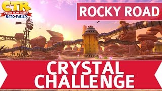 Crash Team Racing Nitro Fueled (CTR) - Rocky Road Crystal Challenge \u0026 CTR Token Walkthrough