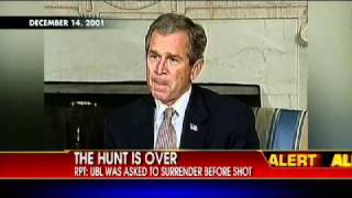 Video Flashback: President Bush on Finding bin Laden \