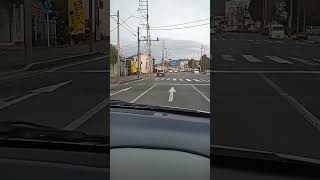 日渡交差点、（福岡県久留米市国分町）