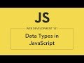 Code Companion #3: Data Types in JavaScript