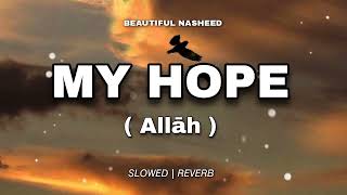 My Hope [ ALLĀH ] - (slowed+reverb) - Beautiful Nasheed | Muhammad Al Muqit @Notesofhope1