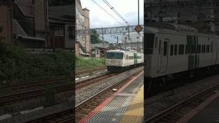 【激レア？！】185系が臨時特急として保土ヶ谷駅を通過