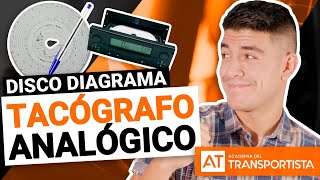 TACOGRAFO ANALOGICO TUTORIAL | Cómo usar y rellenar un disco durante una jornada de conducción