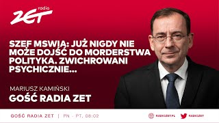 Gość Radia ZET - Mariusz Kamiński