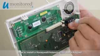 Install a Honeywell 6160 Keypad
