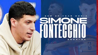 Simone Fontecchio End of Season Press Conference | Pistons TV