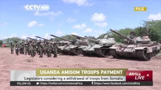 Ugandan AMISOM troops haven't been paid for four months