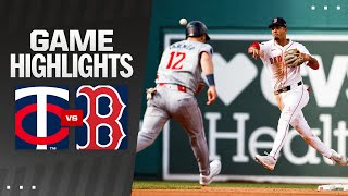 Twins vs. Red Sox Game One Highlights (9/22/24) | MLB Highlights