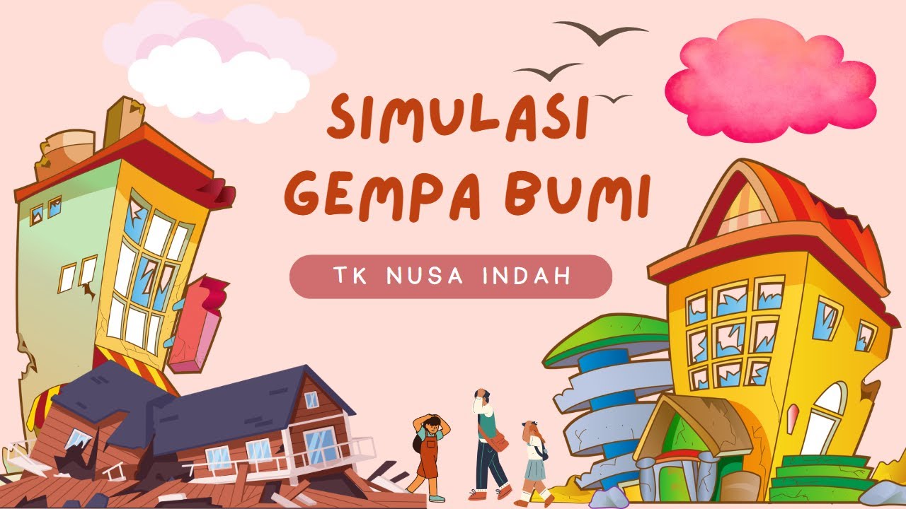 Simulasi Gempa Bumi Anak TK - YouTube