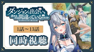 【同時視聴】「ダンジョンに出会いを求めるのは間違っているだろうか」1期全話1話～13話を見る！アニメリアクション【水月りうむ/VTuber】