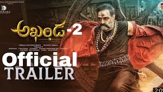 Akhanda-2 Official trailer | Balakrishna |  Boyapati Srinu | Thaman S #NandamuriBalakrishna
