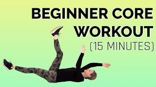15 Minute Beginner Core Workout - Workout with Jordan
