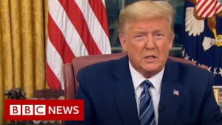 Coronavirus: Five takeaways from Trump's Oval Office address - BBC News