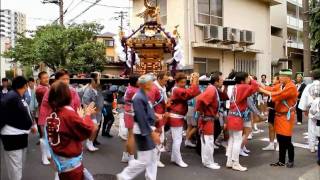 平成22年 隅田稲荷神社例大祭(陰祭) 中神輿宮出し(HD)