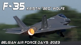 4Kᵁᴴᴰ   F-35  USAF   Kristin \