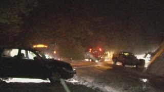 Drivers stranded in California snowstorm