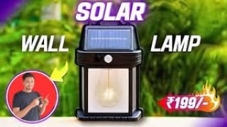 Best Solar Interaction Wall Lamp ☀💡| Unboxing \u0026 Review 🔥