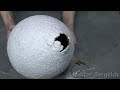 i put a cardboard tube in a giant eggshell it turned out awesome watch to the end and you ll see