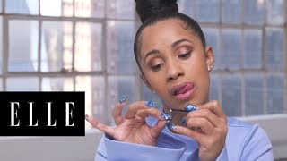 Watch Cardi B's 90 Second Makeup Routine | ELLE