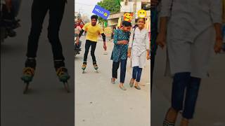 🥰girlreaction😨#skating#shorts#viral#india#short#video#publicreaction
