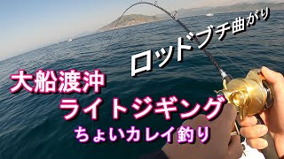 【大船渡市 綾里沖 越喜来湾】ライトジギング でサクラマスを狙う⁉ 越喜来湾内カレイ釣りで…出ました！