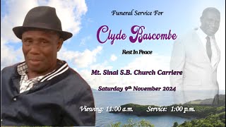 Funeral for Clyde Bascombe