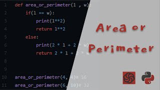 Area or Perimeter