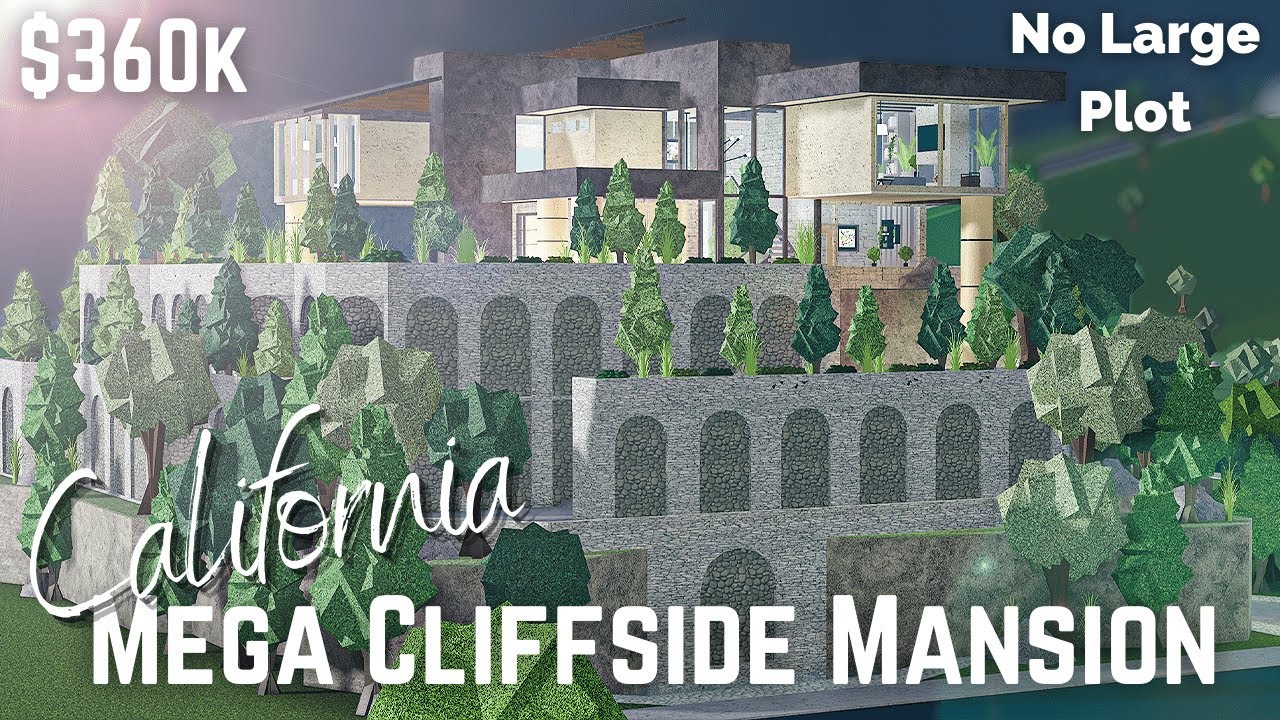 California Mega Cliffside Mansion Bloxburg House Build Roblox – NBKomputer