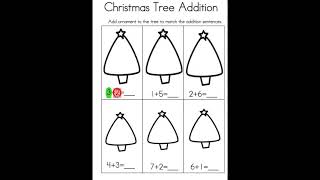 Math: Christmas Tree Addition