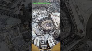 Makkah Drone Footage #Kaaba Beautiful makkah drone video #shorts #makkah #makkahclocktower