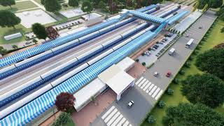 DALLI RAJHARA WALKTHROUGH ORIGNAL | CHHATTISGARH RAILWAY STATION | NAVIN SHARMA AND ASSOCIATES