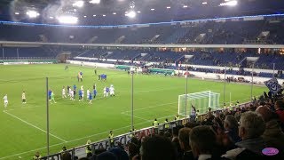 MSV Duisburg : Hoffenheim , MSV Fans feiern ihr Team nach dem Spiel