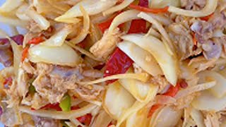 Refreshing and non-greasy spicy shredded chicken, spicy and salty, it's gone in seconds! #Share#food