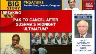 Sartaj Aziz, Sushma Swaraj At Loggerheads On NSA Talks
