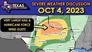 Trey's Technical Weather Discussion for Texas Today - 10/4/2023