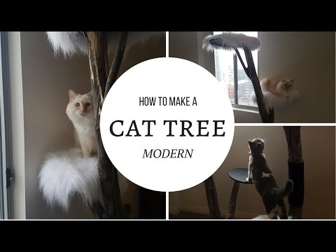 How to make a Modern Cat Tree How to make a Modern Cat Tree