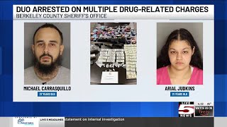 VIDEO: Deputies seize drugs, vehicles and guns from duo following Berkeley Co. pursuit