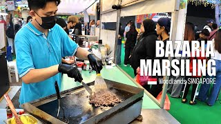 Bazaria Marsiling 2025 - Ramadan Night Market – Woodlands, Singapore 🇸🇬 - Virtual Walk [4K]