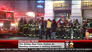 Commuters Face Delays After Fire Near Penn Station