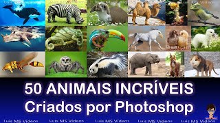 50 Animais incríveis Misturados no Photoshop