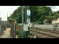 【落ち着く風景】広電3950形 3955号 広島駅行き 草津上町2踏切通過