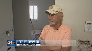 Licensed contractor speaks about work done by unlicensed contractor