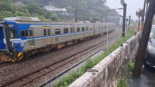 4178次樹林發車經由宜蘭線開往蘇澳的EMU505+EMU504連號連掛聯動聯運轉區間車