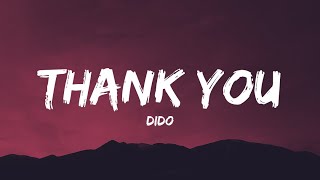 DIDO_Thank you (lyrics)