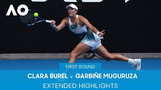 Clara Burel v Garbiñe Muguruza Extended Highlights (1R) | Australian Open 2022